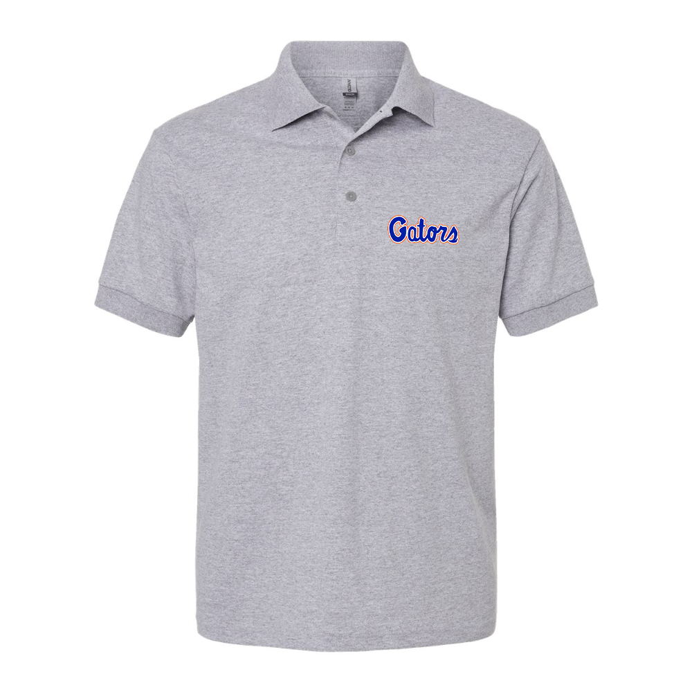 Men's Florida Gators Script Dry Blend Jersey Polo - Grey