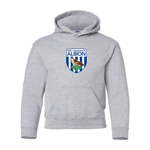 Youth  West Bromwich Albion Soccer Gildan Heavy Blend  Hooded Sweatshirt