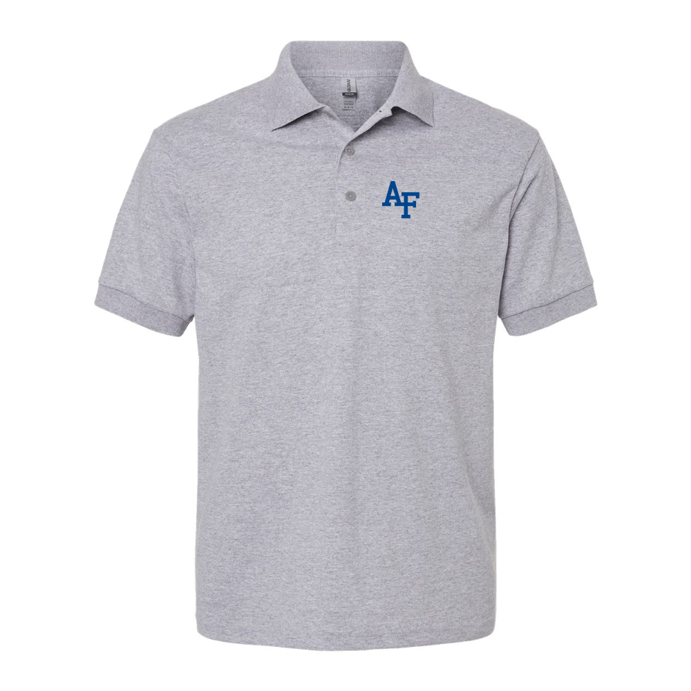Men's Air Force Falcons Dry Blend Jersey Polo - Grey