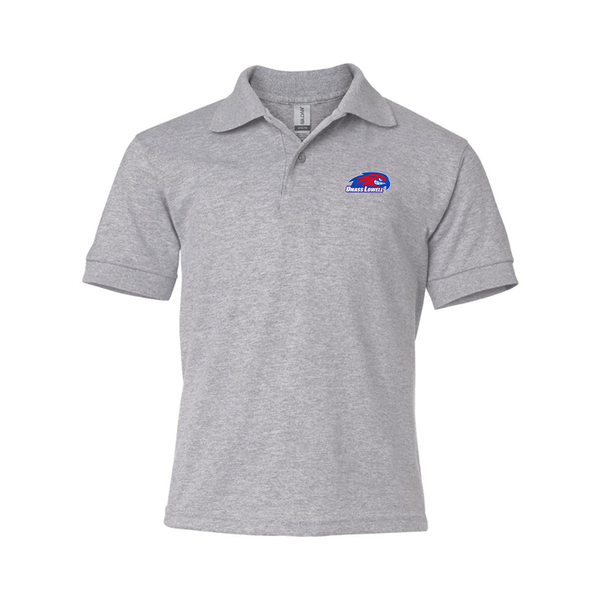 Youth UMass Lowell River Hawks Gildan Dry Blend Jersey Polo