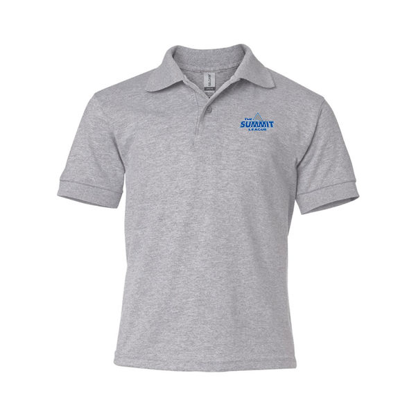 Youth The Summit League Gildan Dry Blend Jersey Polo