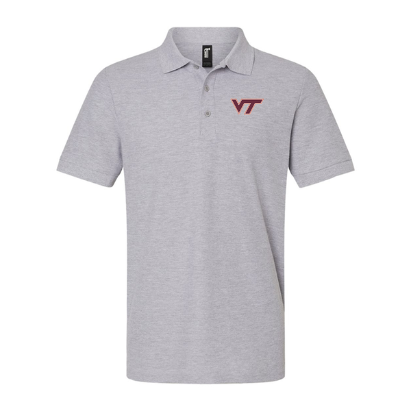 Men's Virginia Tech Hokies Gildan Hammer Pique Polo