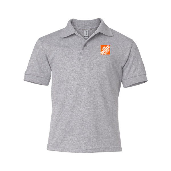 Youth The Home Depot Gildan Dry Blend Jersey Polo