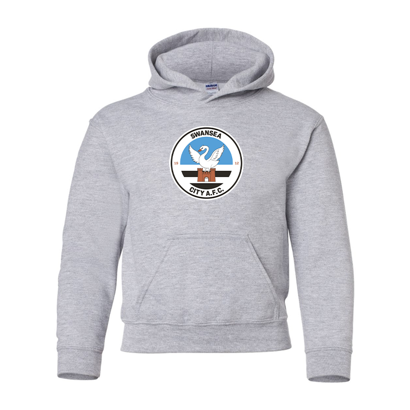 Youth Swansea City Soccer Pullover Hoodie