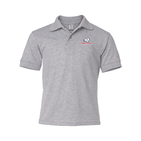 Youth Utah Tech Trailblazers Gildan Dry Blend Jersey Polo