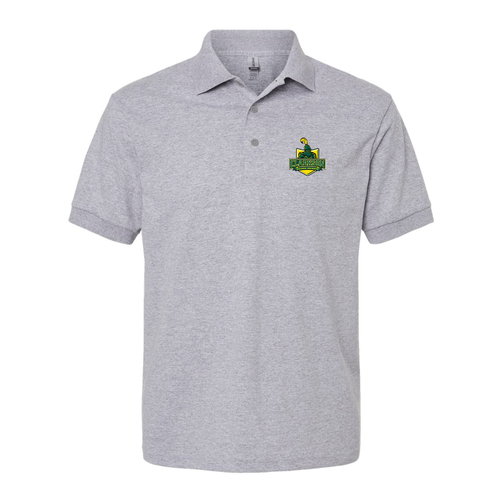 Men's Clarkson Golden Knights Dry Blend Jersey Polo - Grey