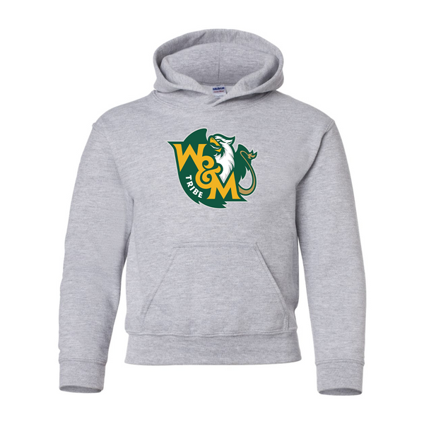 Youth  William and Mary Tribe Gildan Heavy Blend  Hooded Sweatshirt