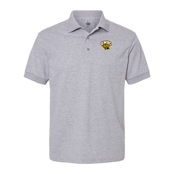 Men's  UMBC Retrievers Gildan Dry Blend Jersey Polo