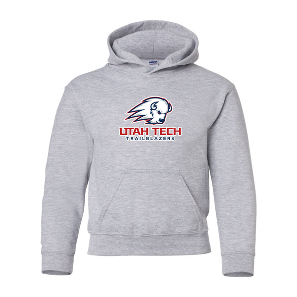 Youth Utah Tech Trailblazers  Gildan Heavy Blend  Hooded Sweatshirt