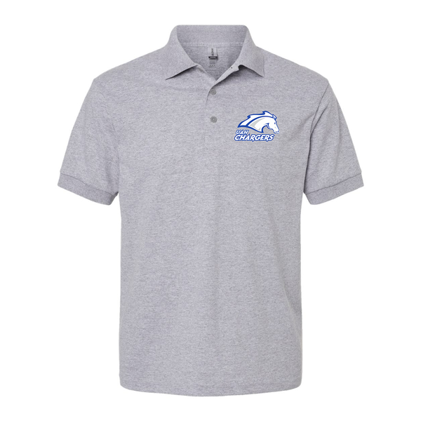 Men's Alabama Huntsville Chargers Wildcats Dry Blend Jersey Polo