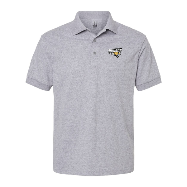 Men's Towson Tigers Gildan Dry Blend Jersey Polo