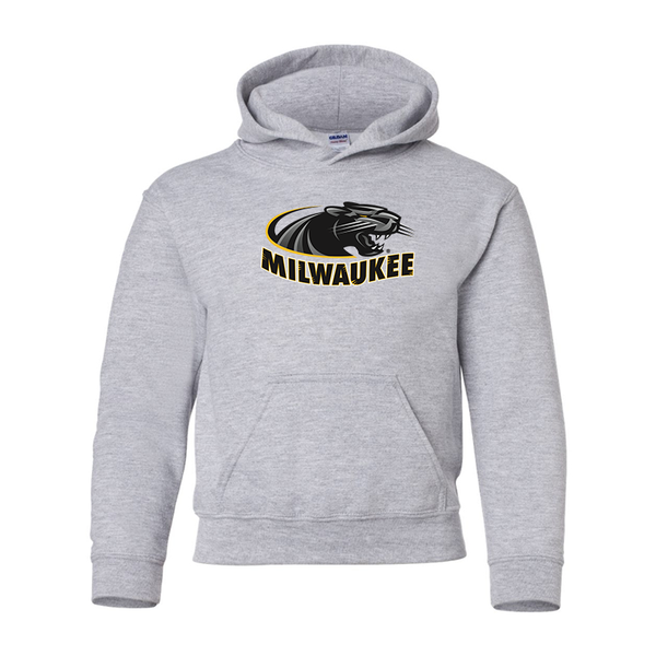 Youth  Wisconsin Milwaukee Panthers Gildan Heavy Blend  Hooded Sweatshirt