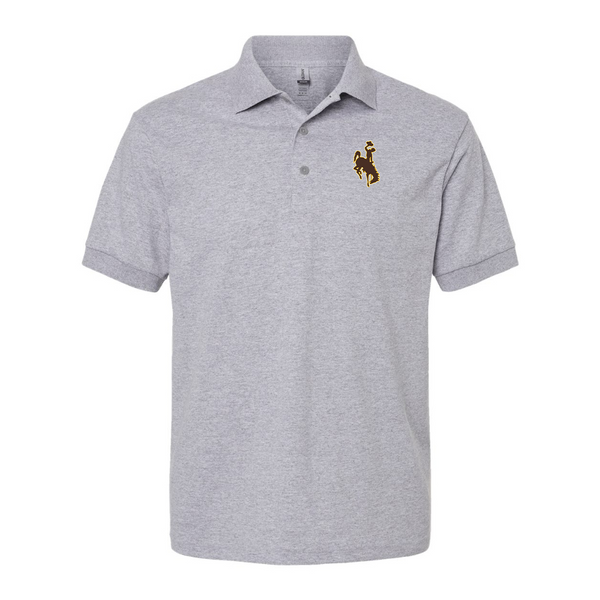 Men's  Wyoming Cowboys Gildan Dry Blend Jersey Polo