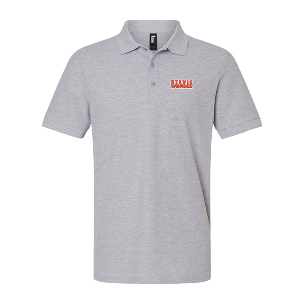 Men's Stevie-Wonder Gildan Hammer Pique Polo