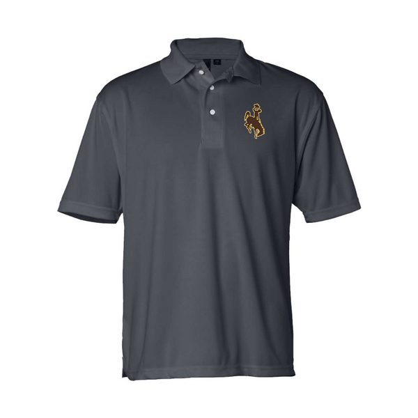 Men's  Wyoming Cowboys Sierra Pacific Moisture Free Mesh Polo