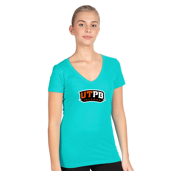 Women's UTPB Falcons Next Level V-Neck T-Shirt