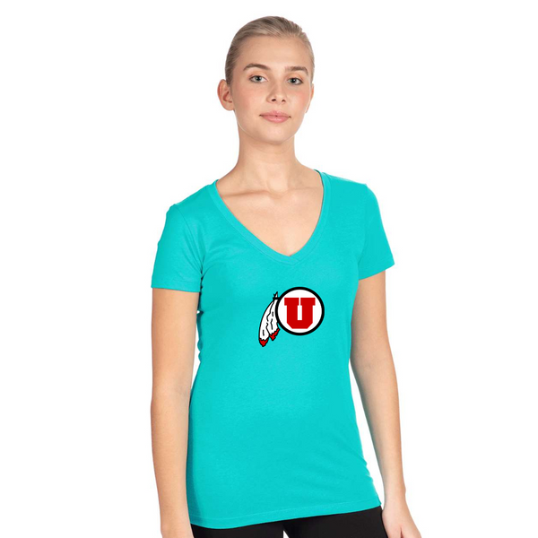 Women's Utah Utes Next Level V-Neck T-Shirt