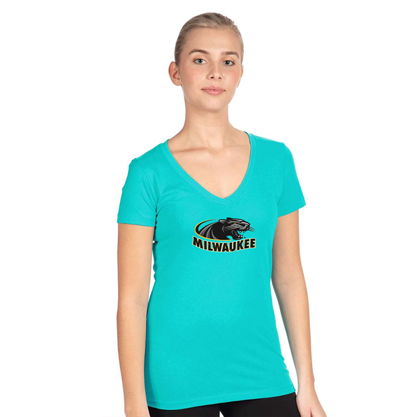 Women's Wisconsin Milwaukee Panthers Next Level V-Neck T-Shirt