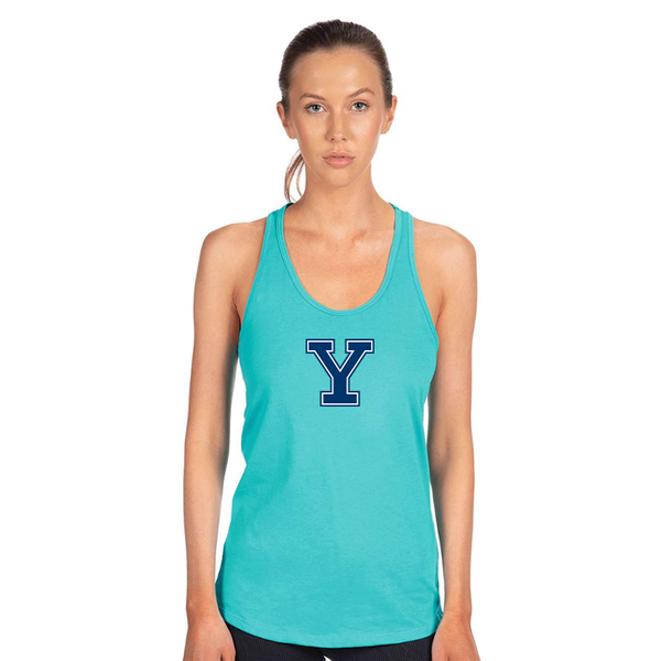 Women's Yale Bulldogs Next Level Ideal Racerback Tank