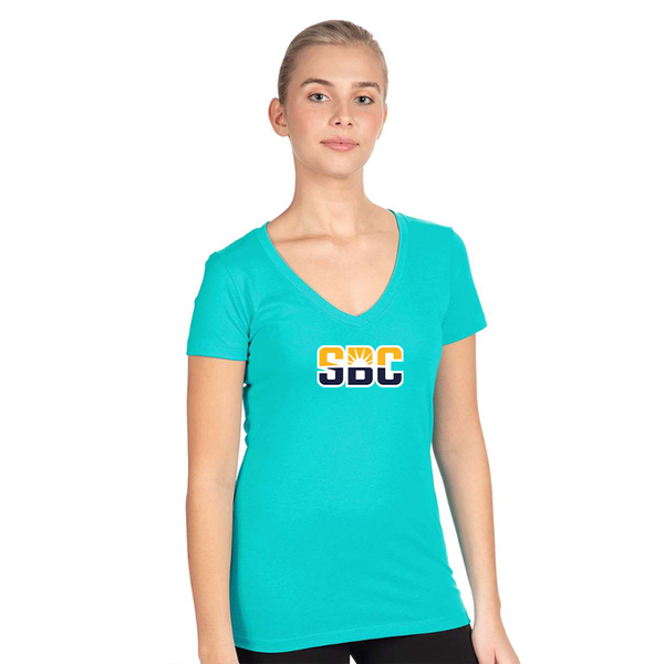 Women's Sun Belt Conferencer  Next Level V-Neck T-Shirt