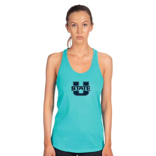 Women's Utah State Aggies   Next Level Ideal Racerback Tank