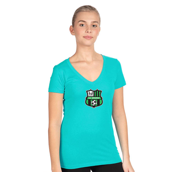Women's U.S. Sassuolo Soccer Next Level V-Neck T-Shirt