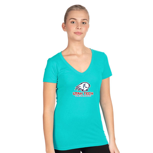 Women's Utah Tech Trailblazers  Next Level V-Neck T-Shirt