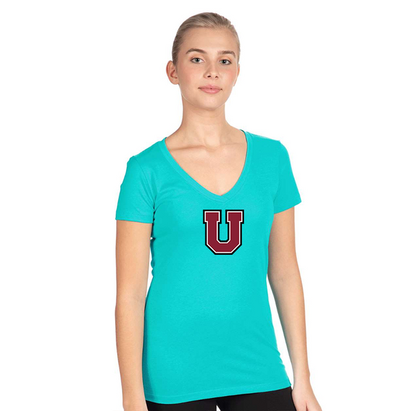 Women's Union Dutchmen  Next Level V-Neck T-Shirt
