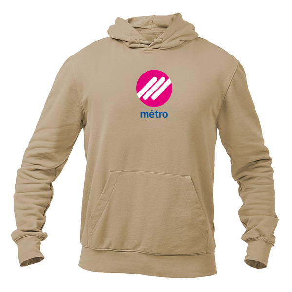 Men's Lausanne Métro Logo  Pullover Hoodie