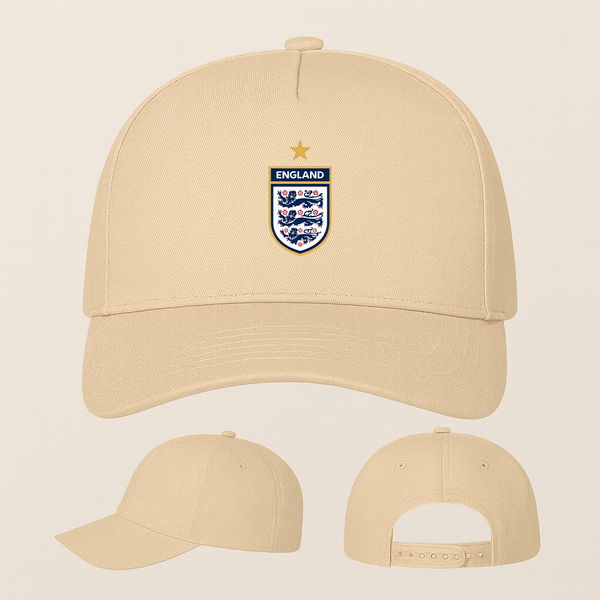 England National Soccer Team Five Panel Twill Snapback Cap