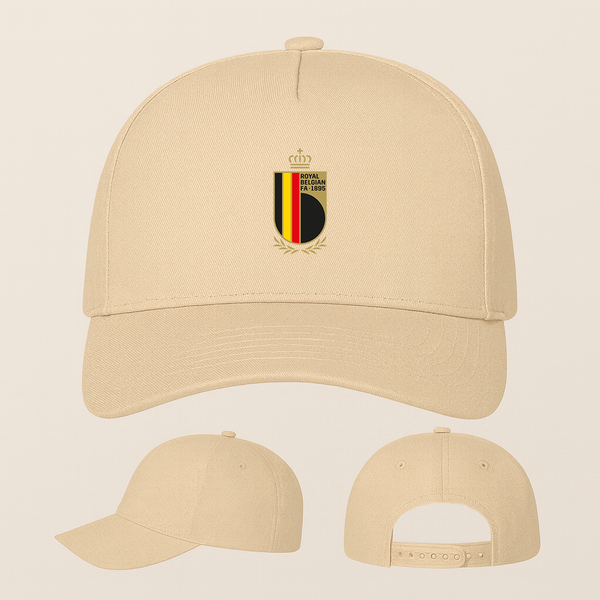 Belgium National Soccer Team Five Panel Twill Snapback Cap