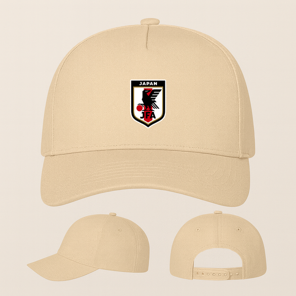 Japan National Soccer Team Five Panel Twill Snapback Cap