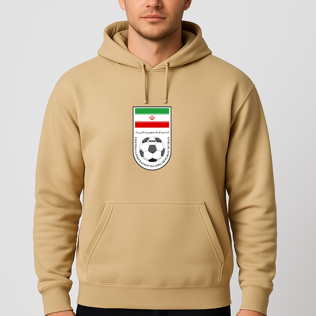 Men's Iran National Soccer Team Pullover Hoodie