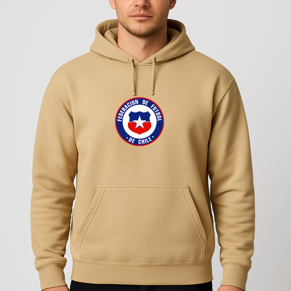 Men's Chile National Soccer Team  Pullover Hoodie