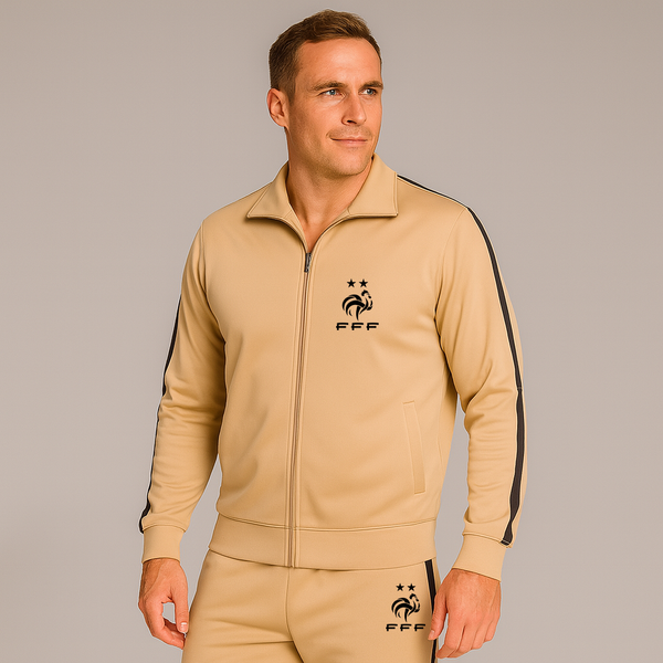 Men's France Soccer Logo Dri-Fit TrackSuit