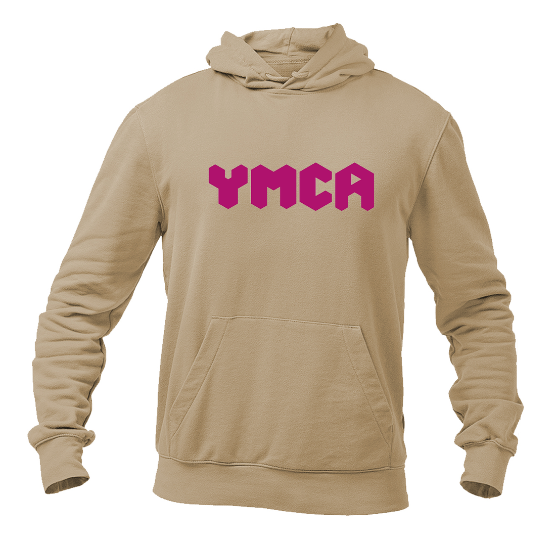 Men's YMCA Mauve Pullover Hoodie