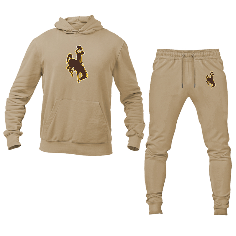Men's  Wyoming Cowboys Hoodie Joggers Set