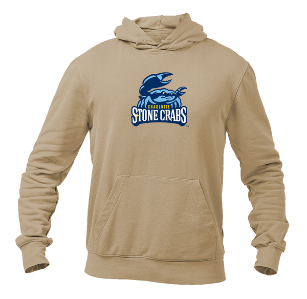 Men's Charlotte Stone Crabs Logo Pullover Hoodie