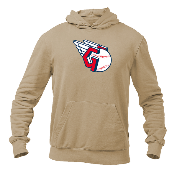 Men's Cleveland Guardians Logo Pullover Hoodie