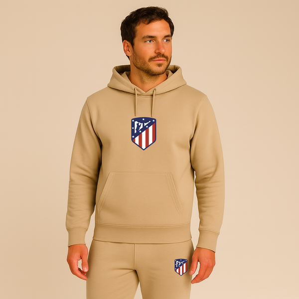Men's Atletico Madrid FC Logo Hoodie Joggers Set