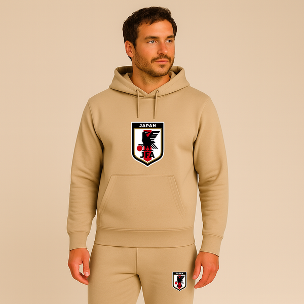 Men's Japan National Soccer Team Hoodie Joggers Set