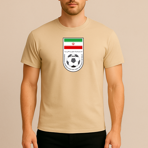 Men's Iran National Soccer Team Cotton T-Shirt