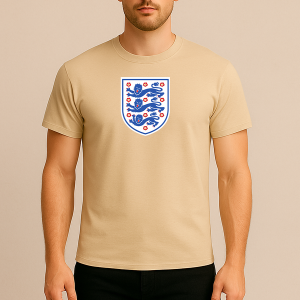 Men's England National Football Team Cotton T-Shirt