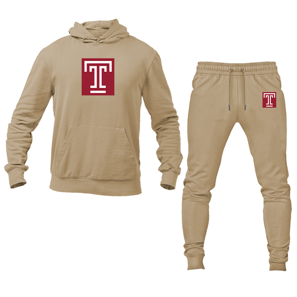 Men's Temple Owls Hoodie Joggers Set