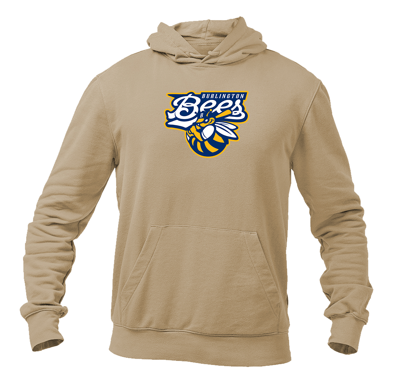 Men's Burlington Bees  Logo Pullover Hoodie