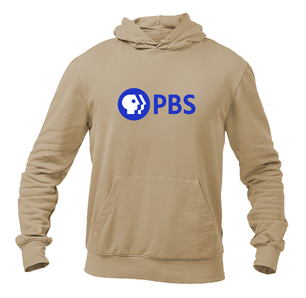 Men's PBS Blue  Pullover Hoodie
