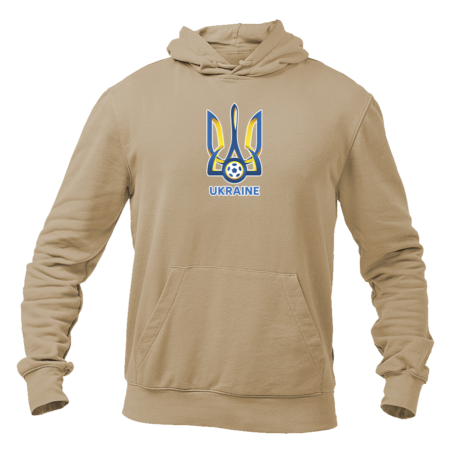 Men's Ukraine National Football Soccer Team Pullover Hoodie