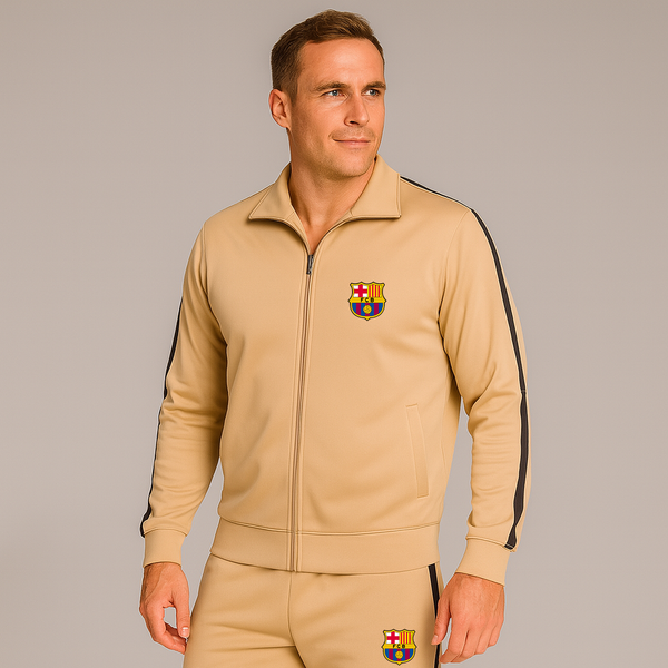 Men's F.C. Barcelona Soccer Logo Dri-Fit TrackSuit