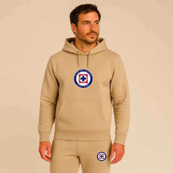 Men's Cruz Azul Football Club Hoodie Joggers Set