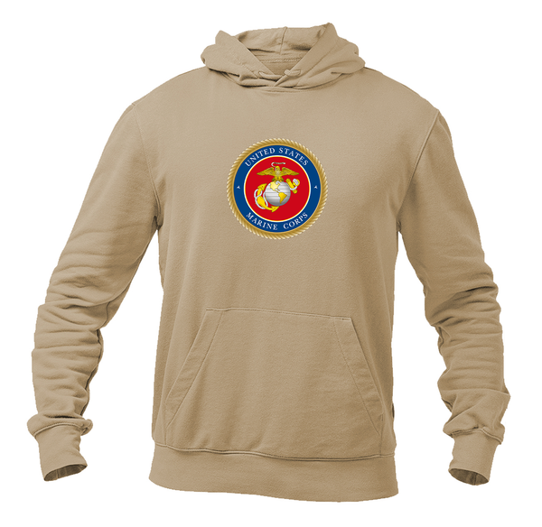 Men's USMC Emblem Softstyle Midweight Hooded Sweatshirt